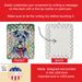 Schnauzer Christmas Porcelain Ornament Christmas Tree Hanging Decorations For Home Christmas Holiday, Rectangle, Gift, Multicolor_maomaolike.com