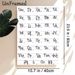 Armenian Alphabet Painting Poster, Clear-structured Lined Alphabet Chart Poster, Practical Language Learning Aid Suitable For Study Room, Language_maomaolike.com