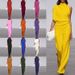 Women's clothing pants solid color one-shoulder pile collar jumpsuit hot selling hot dress pants_maomaolike.com