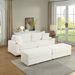 sofa With 2 Toss Pillows And A Ottoman ,Comfy Sofa- Deep Seat Couch For Living Room_maomaolike.com