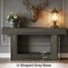 Wooden Console Table, Farmhouse 2-Tier Sofa Table Entryway Table_maomaolike.com