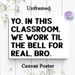 Classroom Motivational Quote Painting Poster, Bold Minimalist Black & White Text Poster, Inspirational Message To Boost Focus, Ideal For Classroom And_maomaolike.com