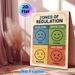 Zones Of Regulation Painting Poster, Vibrant Color-coded Emotion Chart Poster, Assists With Recognizing And Managing Emotions, Ideal For Office_maomaolike.com