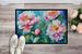 Peonies In Watercolor Doormat Front Door Mat Indoor Outdoor Rugs For Entryway, Non Slip Washable Low Pile, 24H X 36W_maomaolike.com