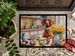 Decorating Easter Vizsla Doormat Front Door Mat Indoor Outdoor Rugs For Entryway, Non Slip Washable Low Pile, 24H X 36W_maomaolike.com