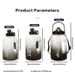 3 Liter Sports Handle Large Capacity Fitness With Scale Gradient Kettle Outdoor Plastic Portable Water Bottle_maomaolike.com