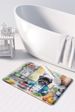 Affenpinscher The Chef Memory Foam Kitchen Mat Machine Washable Anti-Fatigue Mat Cushion Comfort Bath Mat Or Kitchen Rug_maomaolike.com