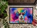 Hippie Animal Llama Doormat Front Door Mat Indoor Outdoor Rugs For Entryway, Non Slip Washable Low Pile, 24H X 36W_maomaolike.com