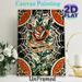 Vintage Rose Painting Poster, Vibrant Traditional Tattoo-style Floral Poster, Inspirational Quote Design Ideal For Living Room, Bedroom Wall Decor_maomaolike.com