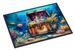 Treasure Chest Doormat Front Door Mat Indoor Outdoor Rugs For Entryway, Non Slip Washable Low Pile, 24H X 36W_maomaolike.com