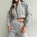 Women's Clothing hollow double waist pants suit two-piece suit _maomaolike.com