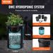 VEVOR DWC Hydroponics Grow System Deep Water Culture With Top Drip 4 Buckets_maomaolike.com