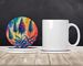 Colorful Eryngium Large Sandstone Coasters Pack Of 4 Absorbent Round Coasters Decor Gifts For Men Or Women, 4 In, Multicolor_maomaolike.com