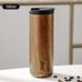 Wood Grain Pattern Thermal Cup Coffee Travel Mug Insulated Vaccum 304 Stainless Steel Thermos Bottle Tumbler Keep_maomaolike.com