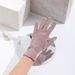Fashion elegant simple winter warm ladies gloves thin section comfort plus fleece winter driving and riding touch screen gloves_maomaolike.com