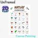 Nature Scavenger Hunt Painting Poster, Vibrant Cartoon Nature Elements Poster, Practical Checklist To Track Found Items For Outdoor Adventures And_maomaolike.com