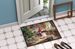 Cookies With Santa Claus Mrs. Claus Doormat Front Door Mat Indoor Outdoor Rugs For Entryway, Non Slip Washable Low Pile, 24H X 36W_maomaolike.com