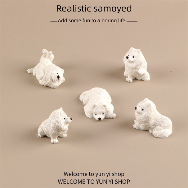 Micro Landscape Creative Cute Puppy Animal Figurine Blind Box Decoration Accessories Office Desktop Mini Ornament_maomaolike.com