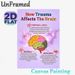Trauma & Brain Educational Painting Poster, Colorful Cartoon-style Brain Anatomy Poster, Informative Guide On Trauma's Impact On Brain Functions_maomaolike.com