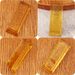 Glass Brick Ornament Bank Home Gift Window Decoration 0kg Solid Small Gold Bar Yellow Crystal Wholesale_maomaolike.com