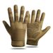 Tactical gloves men's Z192 soft shell protective pad long finger touch screen combat non slip outdoor military fan cycling gloves men_maomaolike.com