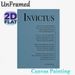 Invictus Poem Painting Poster, Minimalist Typographic Text Art Poster, Inspirational Literary Verse Decor Ideal For Home Office, Living Room_maomaolike.com