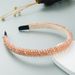 Pdmcms European and American Popular Fishing Line Woven String Crystal Headband Ins Korean Version High-end Facial Wash Headband_maomaolike.com