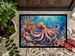 Octopus Among Coral Doormat Front Door Mat Indoor Outdoor Rugs For Entryway, Non Slip Washable Low Pile, 24H X 36W_maomaolike.com