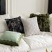 Home Garden Green Retro Sofa Pillowcase Ins Style Light French Model Room Living Room Pillow Light Luxury Bed Back Cushion_maomaolike.com