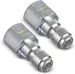 ESSENTIAL WASHER Plated Steel 1/4" Female Quick Connect Fittings Pressure Washer - Pressure Washer Plugs, 4200 PSI, 2 Pack_maomaolike.com