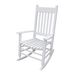 wooden Porch Rocker Chair WHITE_maomaolike.com