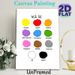 Maori Color Chart Painting Poster, Bright Rounded Color Swatch Poster, Practical Tool For Learning Maori Color Terms, Ideal For Language Learning_maomaolike.com