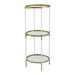 D16x39.5 3- Ties Shelf Luxurious White And Gold_maomaolike.com