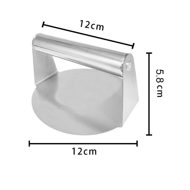 Stainless Steel Smash Burger Press | Heavy Duty Patty Maker & Smasher Mold For BBQ, Grilling Kitchen (Non-Stick)_maomaolike.com