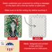 American Polydactyl Cat By The Christmas Tree Porcelain Ornament Christmas Tree Hanging Decorations For Home Christmas Holiday, Rectangle, Gift, Multicolor_maomaolike.com