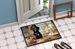 Chocolate Lab Fall Kitchen Pumpkins Doormat Front Door Mat Indoor Outdoor Rugs For Entryway, Non Slip Washable Low Pile, 24H X 36W_maomaolike.com
