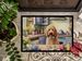 Decorating Easter Goldendoodle Doormat Front Door Mat Indoor Outdoor Rugs For Entryway, Non Slip Washable Low Pile, 24H X 36W_maomaolike.com