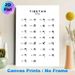 Tibetan Alphabet Painting Poster, Minimalist Monochrome Typographic Poster, Educational Reference For Learning Tibetan Script, Suitable For Study_maomaolike.com