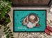Fiest Chic Bird Doormat Front Door Mat Indoor Outdoor Rugs For Entryway, Non Slip Washable Low Pile, 24H X 36W_maomaolike.com