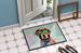 Chocolate Labrador Hippie Dawg Doormat Front Door Mat Indoor Outdoor Rugs For Entryway, Non Slip Washable Low Pile, 24H X 36W_maomaolike.com