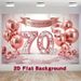 Rose Golden 70th Birthday Party Backdrop - 2D Flat Polyester Banner With Pink Golden Balloons, Photo Booth Props, Party Decor_maomaolike.com