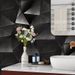 3D Stereoscopic Geometric Technology Style Self-Adhesive PVC Waterproof Moisture-Proof Dormitory Study Bedroom Wall_maomaolike.com