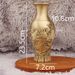 Brass Dragon And Phoenix Ornamental Vase Decoration Living Room, Entrance, Ancestral Hall, Buddhist Altar, Metal Ornament For Offe_maomaolike.com