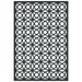Panel De Valla Decorativa De Hierro Para Jardín, 117 X 180 Cm, Pantalla De Separación Negra, Diseños De Monedas, Hojas, Flores Y Geométrico_maomaolike.com