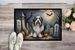 Bearded Collie Spooky Halloween Doormat Front Door Mat Indoor Outdoor Rugs For Entryway, Non Slip Washable Low Pile, 24H X 36W_maomaolike.com