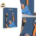 Dublin Hurling Painting Poster, Minimalist Flat-Style Illustrated Hurler With Hurley & Sliotar Poster, Sporty Wall Decor For Living Room, Sports Bar_maomaolike.com