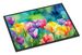 Freesias In Watercolor Doormat Front Door Mat Indoor Outdoor Rugs For Entryway, Non Slip Washable Low Pile, 24H X 36W_maomaolike.com
