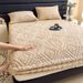 Milk Velvet Bed Sheet Single Piece Winter Coral Fleece Thickened Flannel Taffeta Protective Cover Set Cross-Border Compressible_maomaolike.com