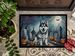Alaskan Malamute Spooky Halloween Doormat Front Door Mat Indoor Outdoor Rugs For Entryway, Non Slip Washable Low Pile, 24H X 36W_maomaolike.com