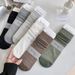 Unisex Stockings mid-tube stockings White stockings ballet is a preppy style for women's socks_maomaolike.com